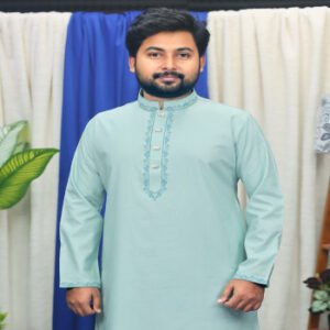 Ice-Blue color Panjabi